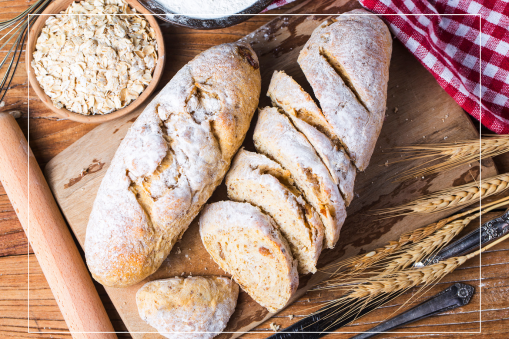 Pão de Aveia sem glúten